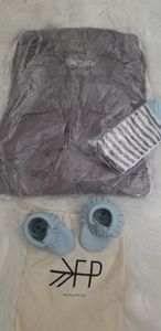 Freshly Picked mom robe & socks & newborn mocs
